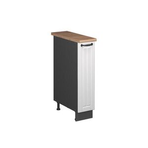 Vicco LÉKÁRNIČKOVÁ SKŘÍŇKA Fame-Line, Bílý venkovský dům/Antracit, 20 cm, PD Dub obraz