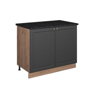 Vicco SKŘÍŇKA POD DŘEZ Fame-Line, Anthrazit-Gold Landhaus/Zlatý mocný dub, 100 cm, PD Antracit obraz