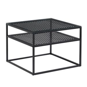 MID.YOU KONFERENČNÍ STOLEK, černá, sklo, 60/60/45 cm obraz
