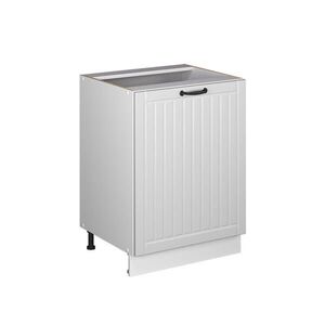 Vicco SPODNÍ SKŘÍŇKA KUCHYŇSKÉ LINKY Fame-Line, Bílý venkovský dům/Bílá, 60 cm 1 dvířka bez pracovní desky obraz