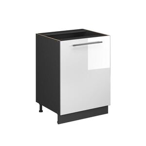 Vicco SPODNÍ SKŘÍŇKA KUCHYŇSKÉ LINKY Fame-Line, Bílá vysoký lesk/Antracit, 60 cm 1 dvířka bez pracovní desky obraz