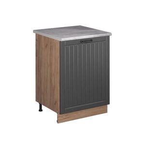 Vicco SKŘÍŇKA POD DŘEZ Fame-Line, Tmavě šedá/Zlatý mocný dub, 60 cm obraz