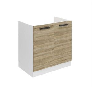 B BELINI GROUP SKŘÍŇKA POD DŘEZ 80 cm SDZ, bez pracovní desky, s 2 dvířky, Dub Sonoma obraz