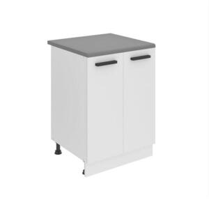 B BELINI GROUP KUCHYŇSKÁ SPODNÍ SKŘÍŇKA 60 cm SD2, s pracovní deskou, s 2 dvířky, Bílá matná obraz