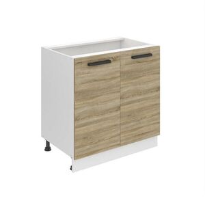 B BELINI GROUP KUCHYŇSKÁ SPODNÍ SKŘÍŇKA 80 cm SD, bez pracovní desky, s 2 dvířky, Dub Sonoma obraz