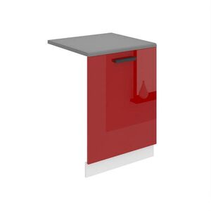 B BELINI GROUP KRYCÍ ČELO myčky 60 cm, se soklovou lištou, Červená lesklá B obraz