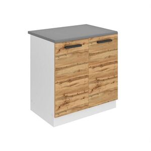 B BELINI GROUP SKŘÍŇKA POD DŘEZ 80 cm SDZ, s pracovní deskou, s 2 dvířky, Dub Wotan obraz
