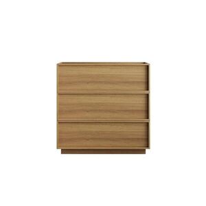 Modfu KOMODA z MDF a dřevotřísky 80x48x78 cm dubová se 3 zásuvkami a ochranou proti převrácení obraz