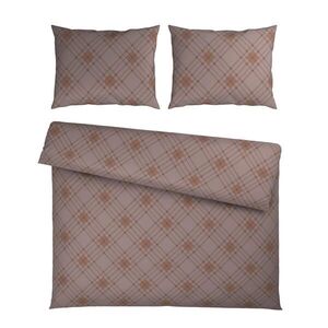 Ambia Home POVLEČENÍ satén šedohnědá 200/200 cm obraz
