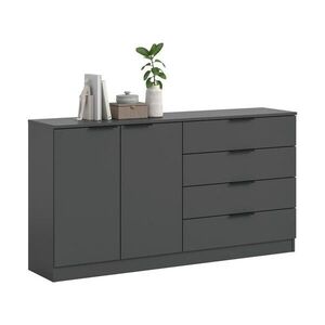 Livetastic ŠIROKÁ KOMODA, antracitová, 148/80/35 cm obraz