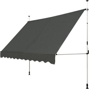 COSTWAY UPEVŇOVACÍ MARKÝZA 300 cm šedá obraz