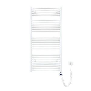 EMKE RADIÁTOR Elektrický zakřivený na ručníky, bílý, 120/60 cm obraz