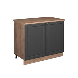 Vicco SKŘÍŇKA POD DŘEZ Fame-Line, Anthrazit-Gold Landhaus/Zlatý mocný dub, 100 cm, PD Dub obraz