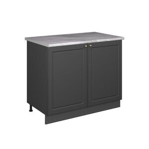 Vicco SKŘÍŇKA POD DŘEZ Fame-Line, Anthrazit-Gold Landhaus/Antracit, 100 cm, PD Mramor obraz