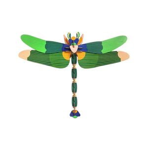 Studio Roof PAPÍROVÁ 3D NÁSTĚNNÁ DEKORACE VÁŽKA, 47/8 CM obraz