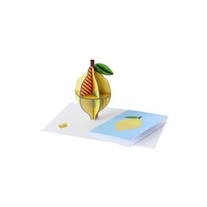 Studio Roof PAPÍROVÁ NÁSTĚNNÁ DEKORACE CITRONOVÁ POLIČKA, 5, 5/10 CM obraz