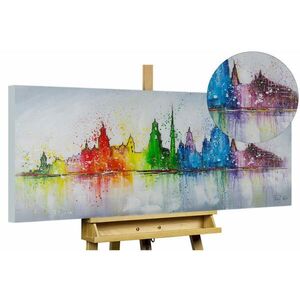 KUNSTLOFT OLEJOMALBA 120/60 cm, Město a architektura obraz