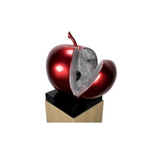 KUNSTLOFT DEKORATIVNÍ SOCHA ČERVENÁ/STŘÍBRNÁ, 51/54 CM obraz