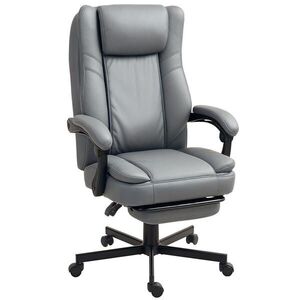 HOMCOM KANCELÁŘSKÁ ŽIDLE s masážní funkcí, ergonomická kancelářská židle s funkcí polohování obraz