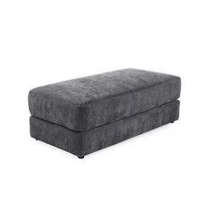 luma-home ČALOUNĚNÁ STOLIČKA s pružinovým jádrem, Š124/H60/V40 cm, potah ze ženilky, šedá / 15259 obraz