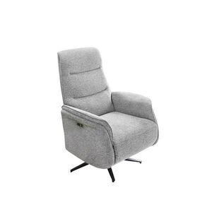 luma-home ELEKTRICKÉ RELAXAČNÍ KŘESLO s funkcí masáže a vyhřívání, nastavení pomocí dvou motorů, 74 × 89 × 108 cm (Š×H×V), potah ze ženilky, šedá / 15 obraz