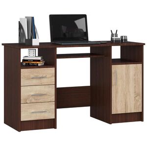 RAUMHIRSCH FURNITURE PSACÍ STŮL Tmavě hnědý, dub Sonoma 74/124/52 obraz