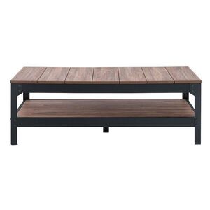 Calicosy ČERNÝ kovový a dřevěný konferenční stolek - D117 cm obraz