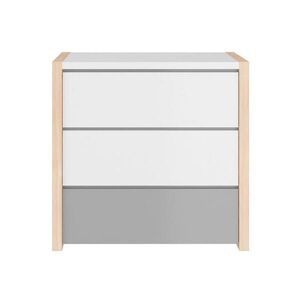 RAUMHIRSCH FURNITURE DĚTSKÁ KOMODA Pinette – rustikální elegance a funkčnost, bílá obraz