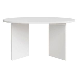 Selsey JÍDELNÍ stůl Selsey Ovo kulatý, bílý, rozkládací, 110–190 × 110 cm obraz