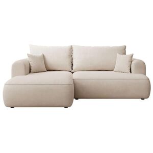 Selsey ROHOVÁ ROZKLÁDACÍ POHOVKA Ovo Mini krémová, se žinylkovým potahem Easy Clean obraz