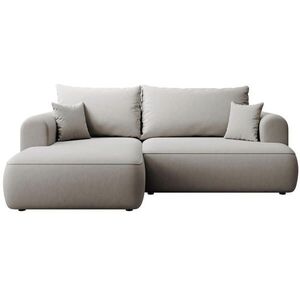 Selsey ROHOVÁ ROZKLÁDACÍ POHOVKA Ovo Mini šedá, se sametovým potahem Easy Clean obraz