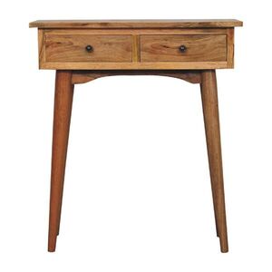 Artisan Furniture NOČNÍ SKŘÍŇKA Newton kaštan, 1 zásuvka a otevřená police, tmavě hnědá obraz