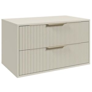 Badplaats SKŘÍŇKA POD UMYVADLO Rimini 2 zásuvky cashmere - 80 x 46 x 46 cm obraz