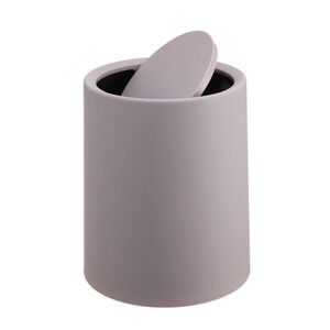 Relaxdays KOŠ Béžový s výklopným víkem 6 l plast obraz
