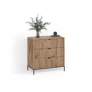 Livinity® KOMODA Aterno Dub Viking 42 x 81.2 cm se 3 zásuvkami obraz