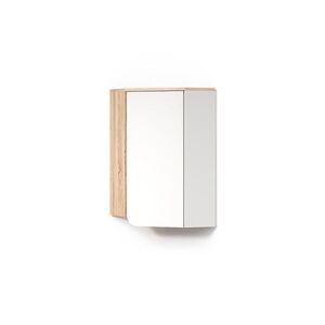 Livinity® KOUPELNOVÁ SKŘÍŇKA Marano Sonoma/bílá 42.4 x 75 cm s dveřmi a otevřenými přihrádkami obraz