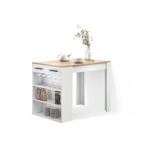 Livinity® JÍDELNÍ STŮL Regusa Sonoma/bílá 67 x 100 cm obraz