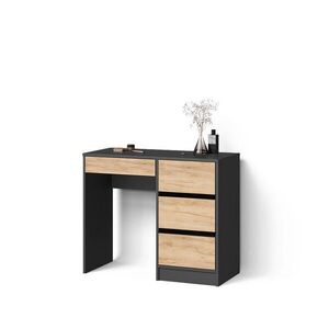 Livinity® TOALETNÍ STOLEK Imola Antracit/zlatý dub Bez zrcadla obraz
