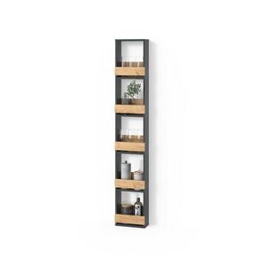 Livinity® STOJAN NA SKLENIČKY NA VÍNO Regusa Zlatý dub power/antracit 30 x 180 cm obraz