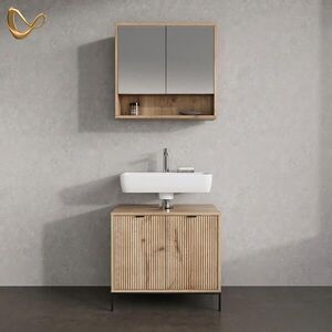 Livinity® KOUPELNOVÝ NÁBYTEK ATERNO, Dub Viking, 2dílná obraz