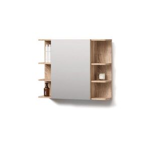 Livinity® KOUPELNOVÁ ZRCADLOVÁ SKŘÍŇKA Fucino Sonoma 79.6 x 64 cm obraz