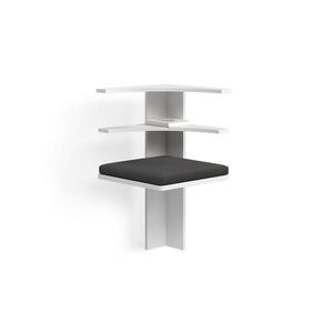 Livinity® LAVICE DO JÍDELNY DO ROHU Tiberio Bílá 43.5 x 43.5 cm obraz