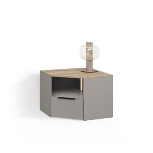 Livinity® NÍZKÝ NÁBYTEK POD TELEVIZI Piave Greige 68 x 50 cm obraz
