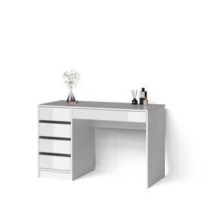Livinity® TOALETNÍ STOLEK Imola Bílá vysoký lesk 120 x 75 cm obraz