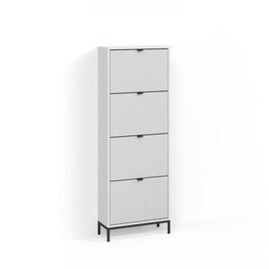 Livinity® BOTNÍK NA BOTY Aterno Bílá 60 x 168 cm se 4 zásuvkami obraz