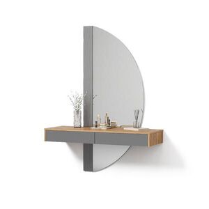 Livinity® TOALETNÍ STOLEK Ascona Šedá 120 cm se 2 zásuvkami obraz