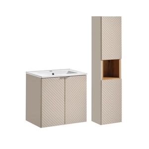 Petits-meubles KOUPELNOVÝ NÁBYTEK 60cm Manoa 2er-Set Kašmír - dřevo obraz