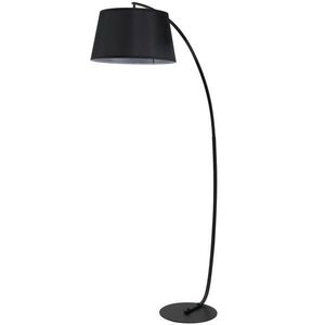 HOMCOM STOJACÍ LAMPY Obývací pokoj Stojací lampa s látkovým stínidlem, nožní spínač obraz