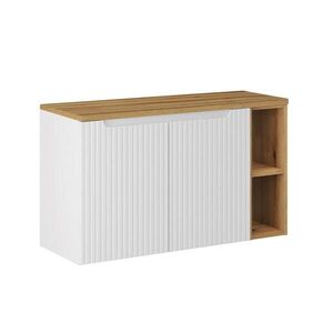 Petits-meubles SKŘÍŇKA POD UMYVADLO 100.4cm Riva Bílá a dřevo obraz
