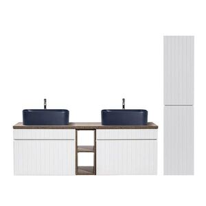 Petits-meubles KOUPELNOVÝ NÁBYTEK 140cm Zelie 2er-Set Bílá obraz